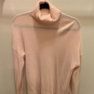 Pink Turtleneck Sweater